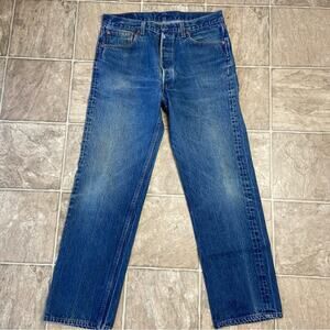 Vintage Levi’s 501 xx Blue Straight-Leg Jeans
